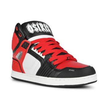 Osiris NYC 83 CLK High Top Shoes - White/Red/Black