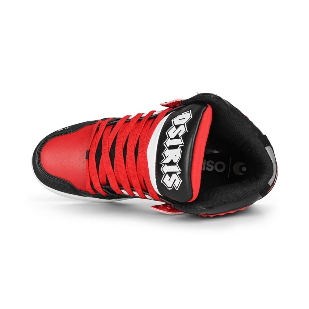 Osiris NYC 83 CLK High Top Shoes - White/Red/Black