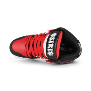 Osiris NYC 83 CLK High Top Shoes - White/Red/Black