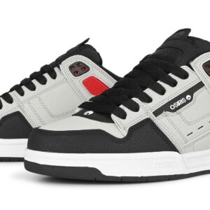 Osiris Peril Skate Shoes - Grey/Black/Red