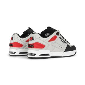 Osiris Peril Skate Shoes - Grey/Black/Red