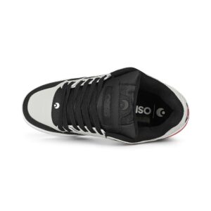 Osiris Peril Skate Shoes - Grey/Black/Red