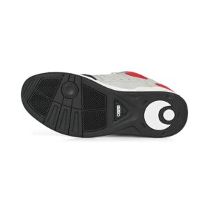 Osiris Peril Skate Shoes - Grey/Black/Red