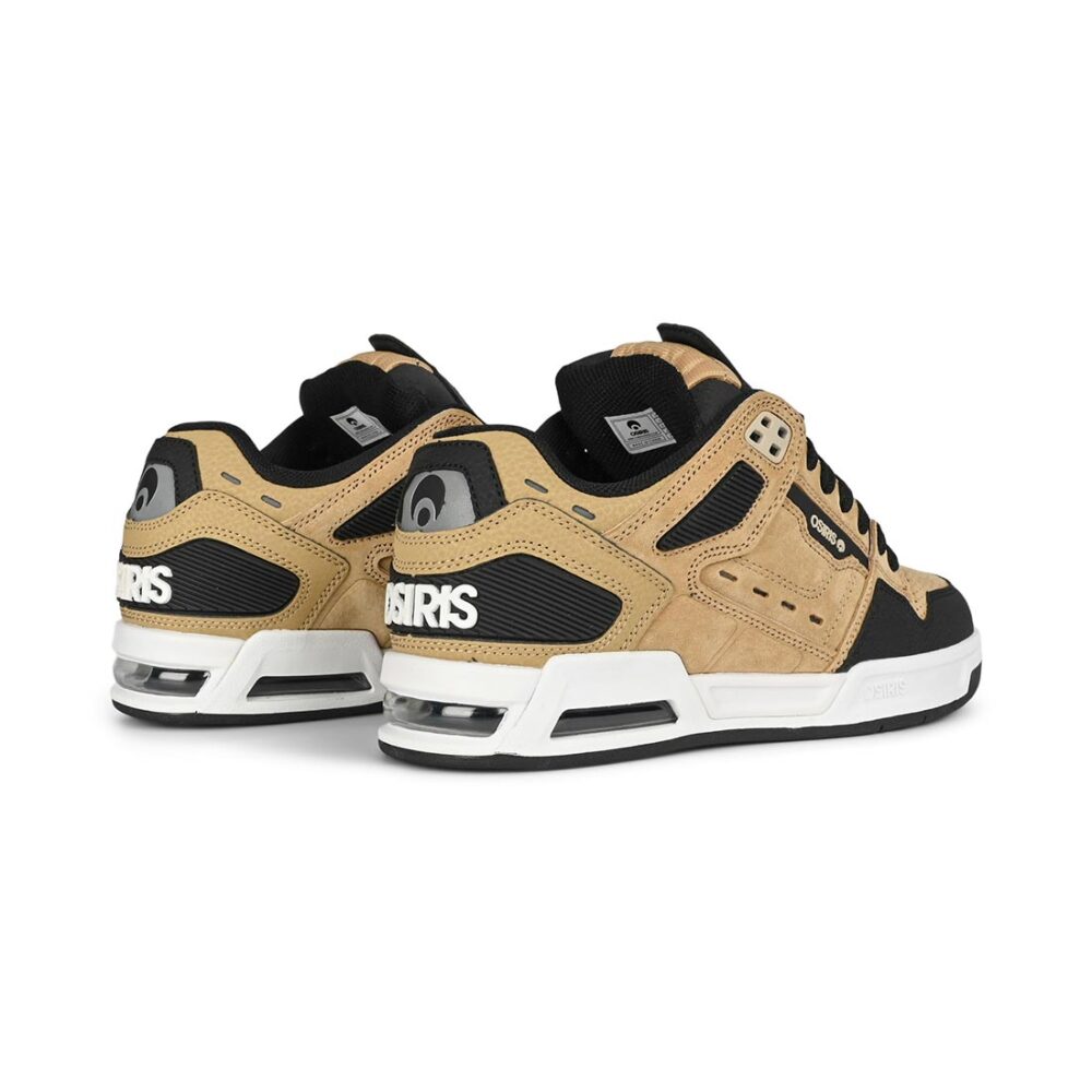 Osiris Peril Skate Shoes - Tan/Black/White