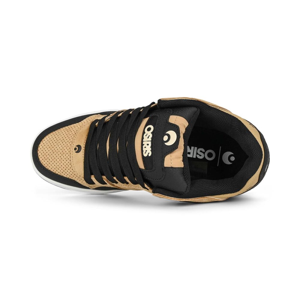 Osiris Peril Skate Shoes - Tan/Black/White