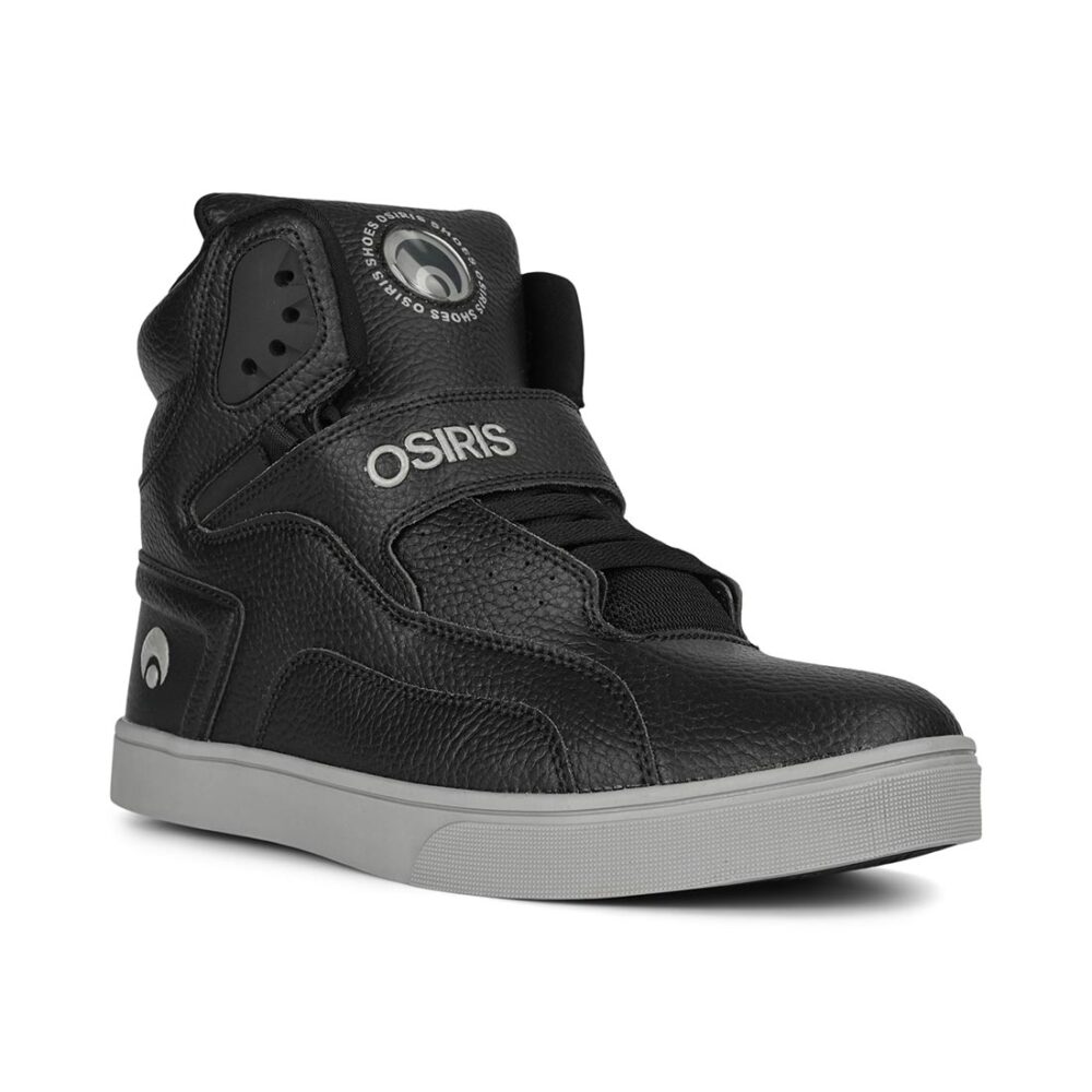 Osiris Rize Ultra High-Top Shoes - Black/Grey/Black