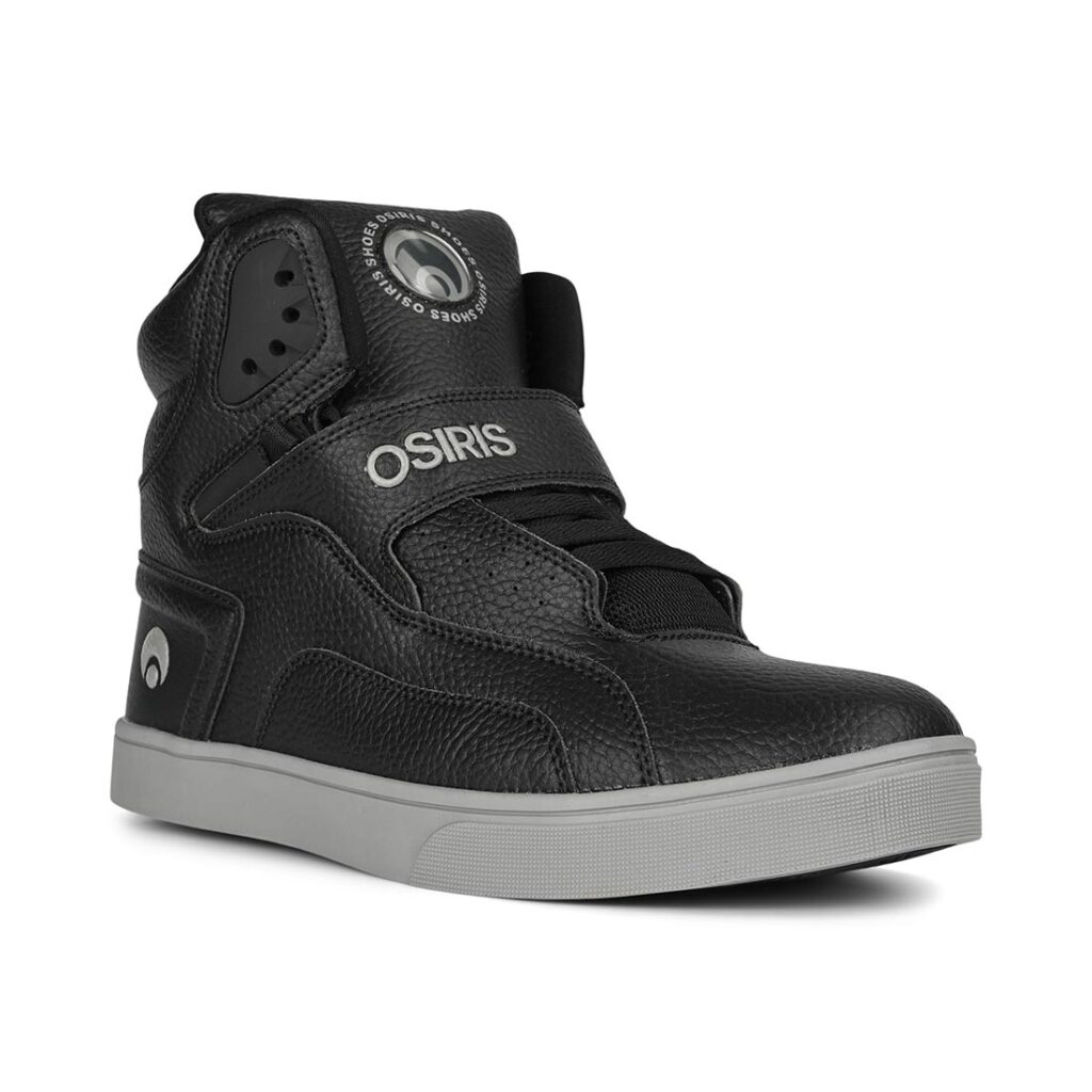 Osiris Rize Ultra High-Top Shoes - Black/Grey/Black