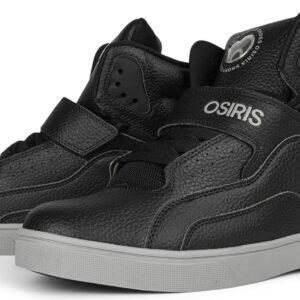 Osiris Rize Ultra High-Top Shoes - Black/Grey/Black