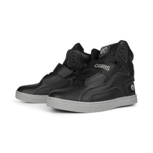 Osiris Rize Ultra High-Top Shoes - Black/Grey/Black