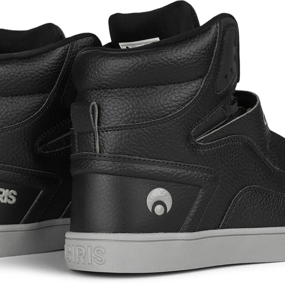 Osiris Rize Ultra High-Top Shoes - Black/Grey/Black