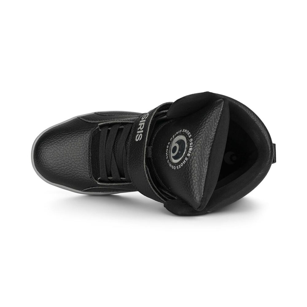 Osiris Rize Ultra High-Top Shoes - Black/Grey/Black