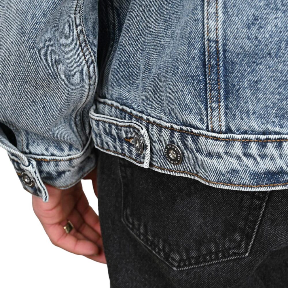 Polar Patrik Denim Jacket - Heavy Washed Blue
