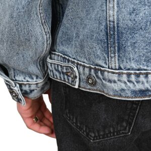 Polar Patrik Denim Jacket - Heavy Washed Blue
