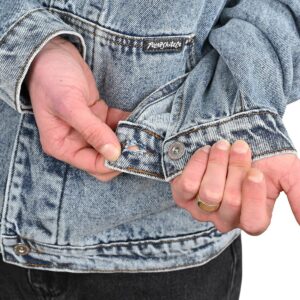 Polar Patrik Denim Jacket - Heavy Washed Blue