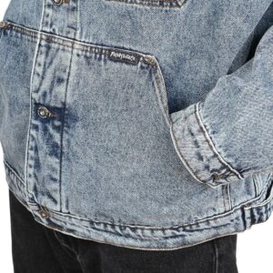 Polar Patrik Denim Jacket - Heavy Washed Blue