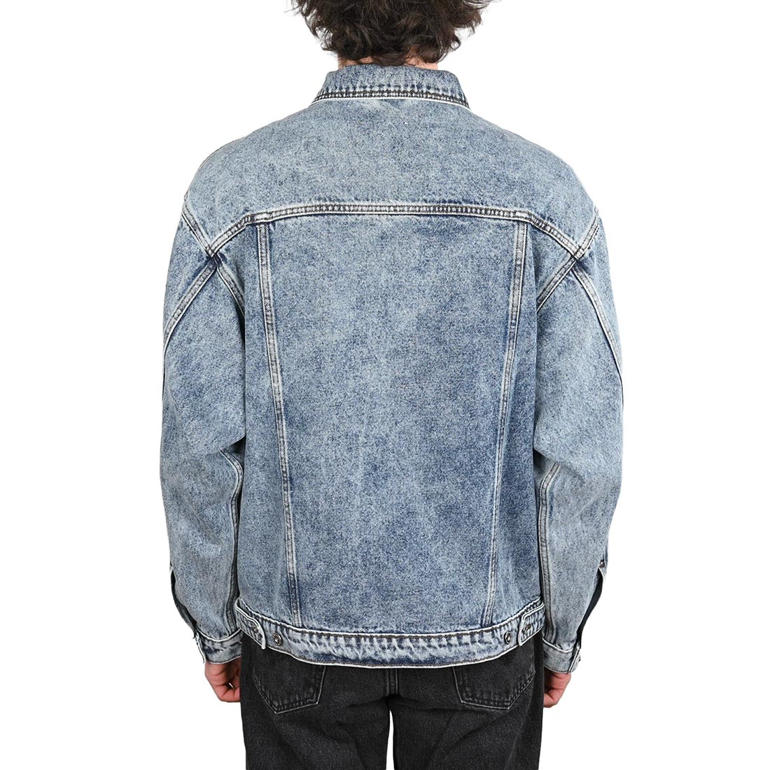 Polar Patrik Denim Jacket - Heavy Washed Blue - Supereight
