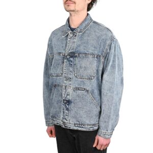 Polar Patrik Denim Jacket - Heavy Washed Blue