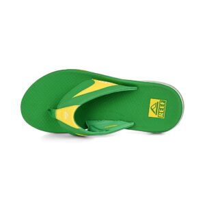Reef Fanning+ Sandals - Green/Yellow