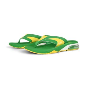 Reef Fanning+ Sandals - Green/Yellow