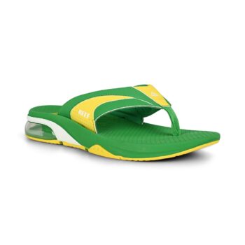 Reef Fanning+ Sandals - Green/Yellow