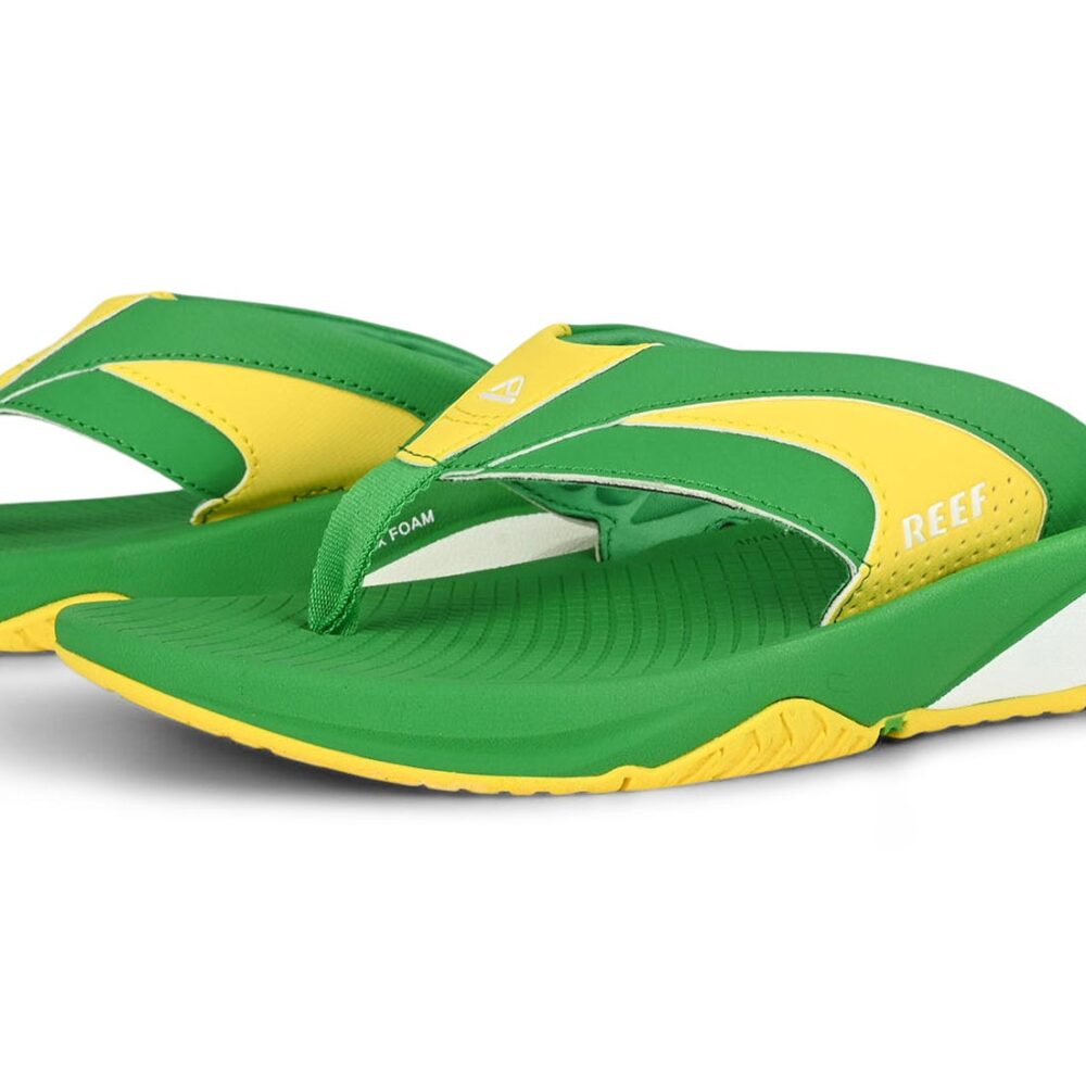 Reef Fanning+ Sandals - Green/Yellow