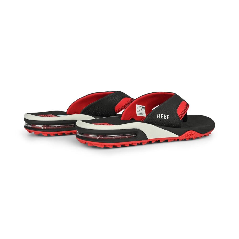 Reef Fanning Pregame Sandals - Black/Red