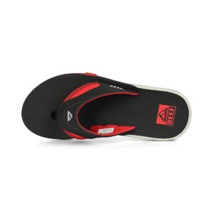 Reef Fanning Pregame Sandals - Black/Red