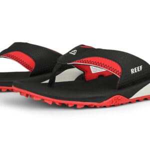 Reef Fanning Pregame Sandals - Black/Red