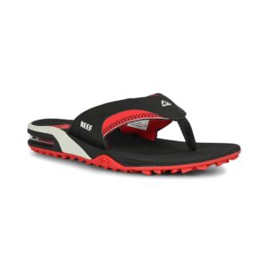 Reef Fanning Pregame Sandals - Black/Red