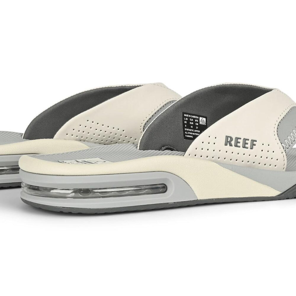 Reef Fanning Sandals - Light Grey/Grey Blue