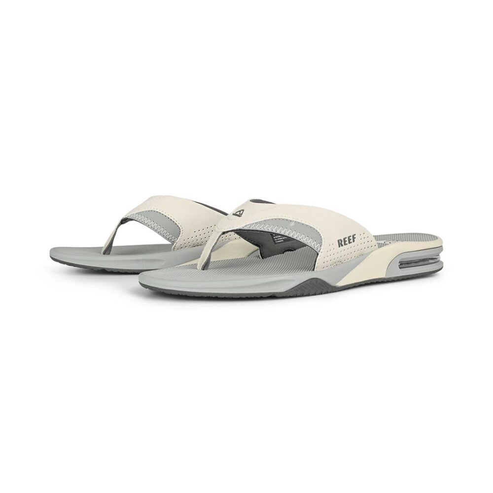 Reef Fanning Sandals - Light Grey/Grey Blue