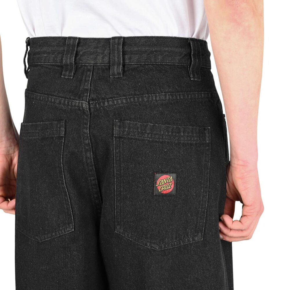 Santa Cruz Big Pant Baggy Jeans - Black Wash