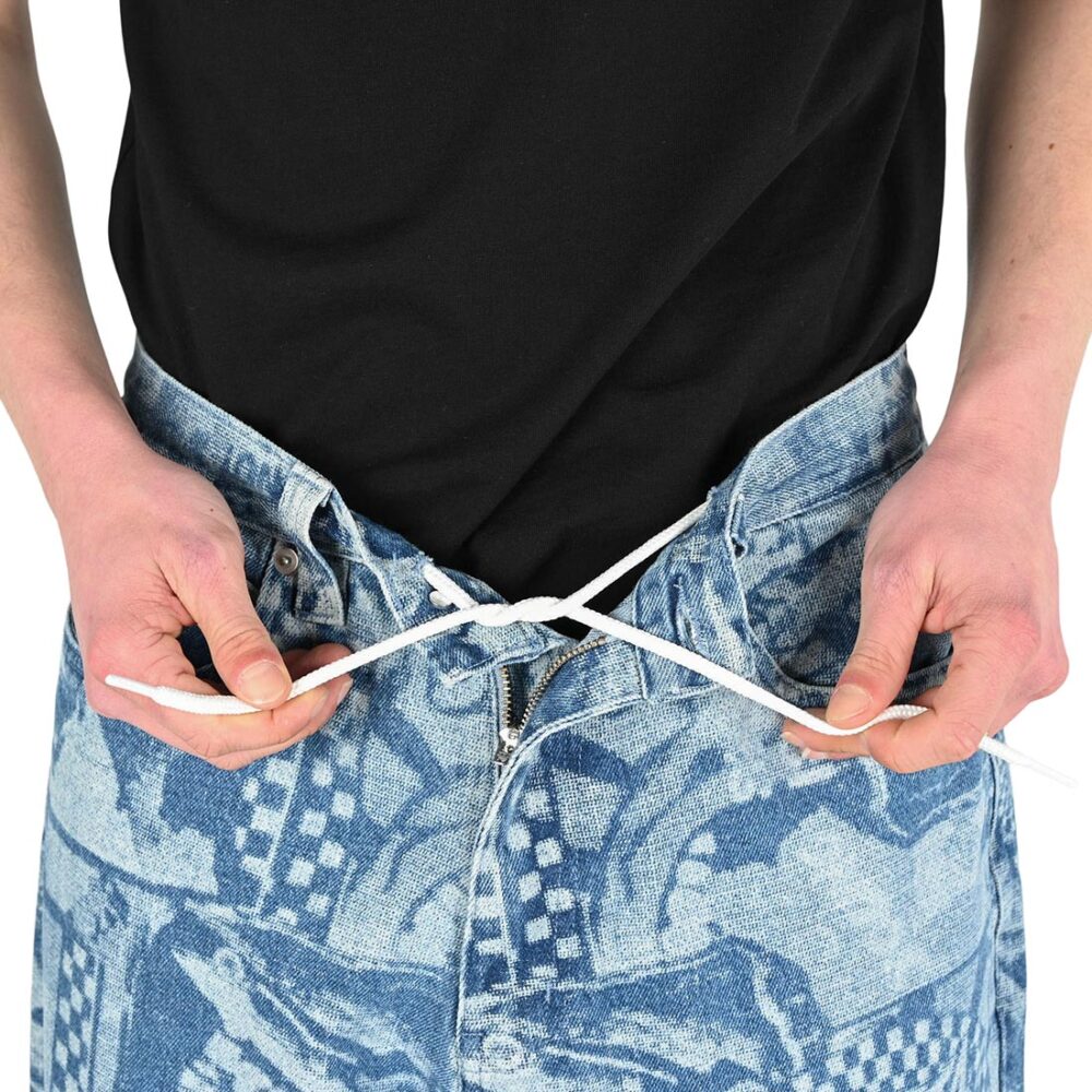 Santa Cruz Big Pant Baggy Jeans - Stonewash Collage