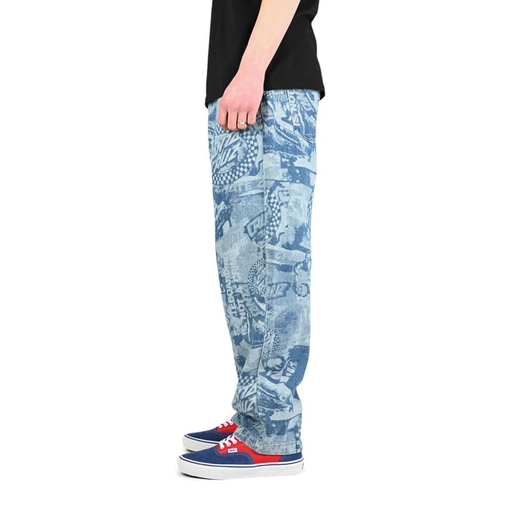 Santa Cruz Big Pant Baggy Jeans - Stonewash Collage