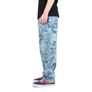 Santa Cruz Big Pant Baggy Jeans - Stonewash Collage