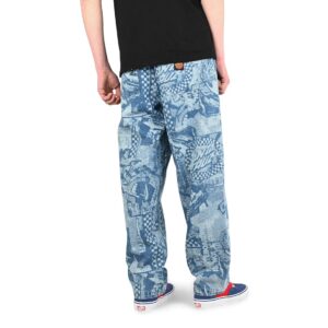 Santa Cruz Big Pant Baggy Jeans - Stonewash Collage
