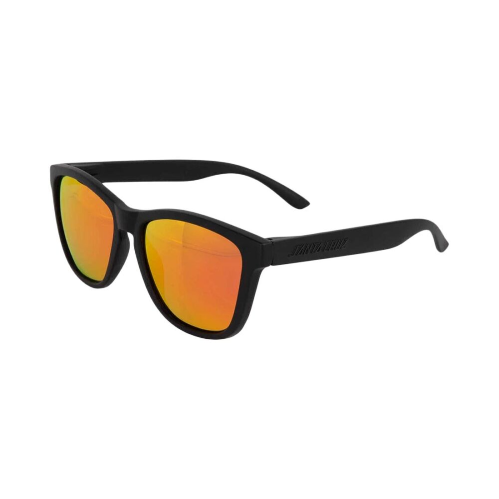 Santa Cruz Boss Strip Sunglasses - Black/Orange