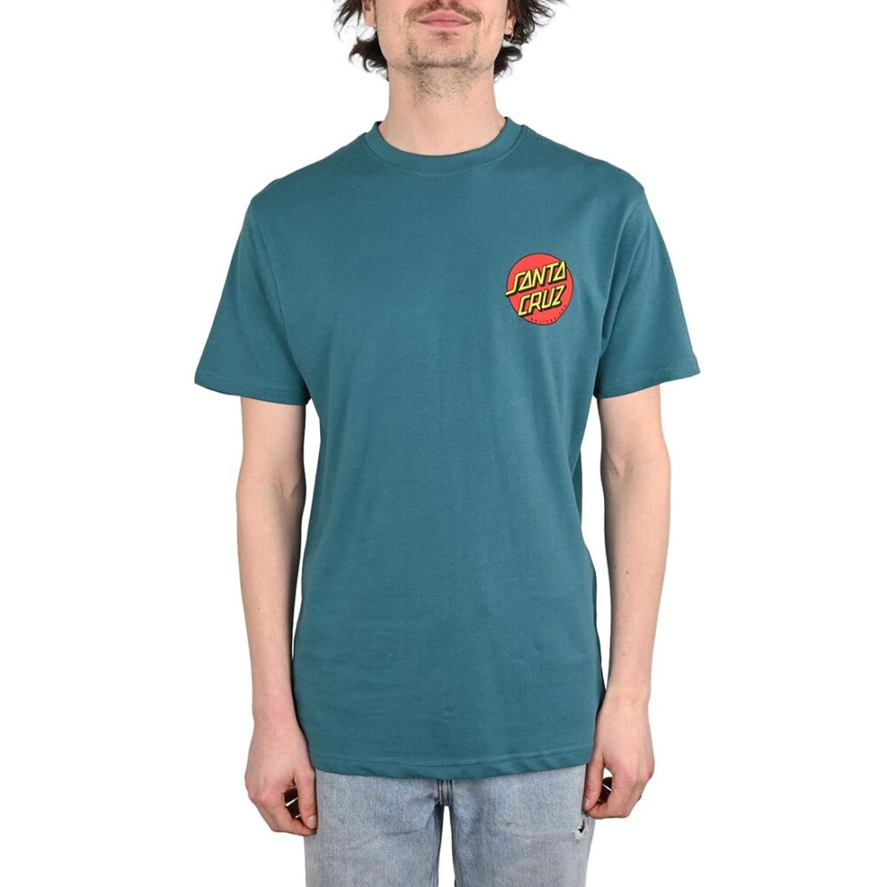 Santa Cruz Classic Dot Chest S/S T-Shirt - Teal