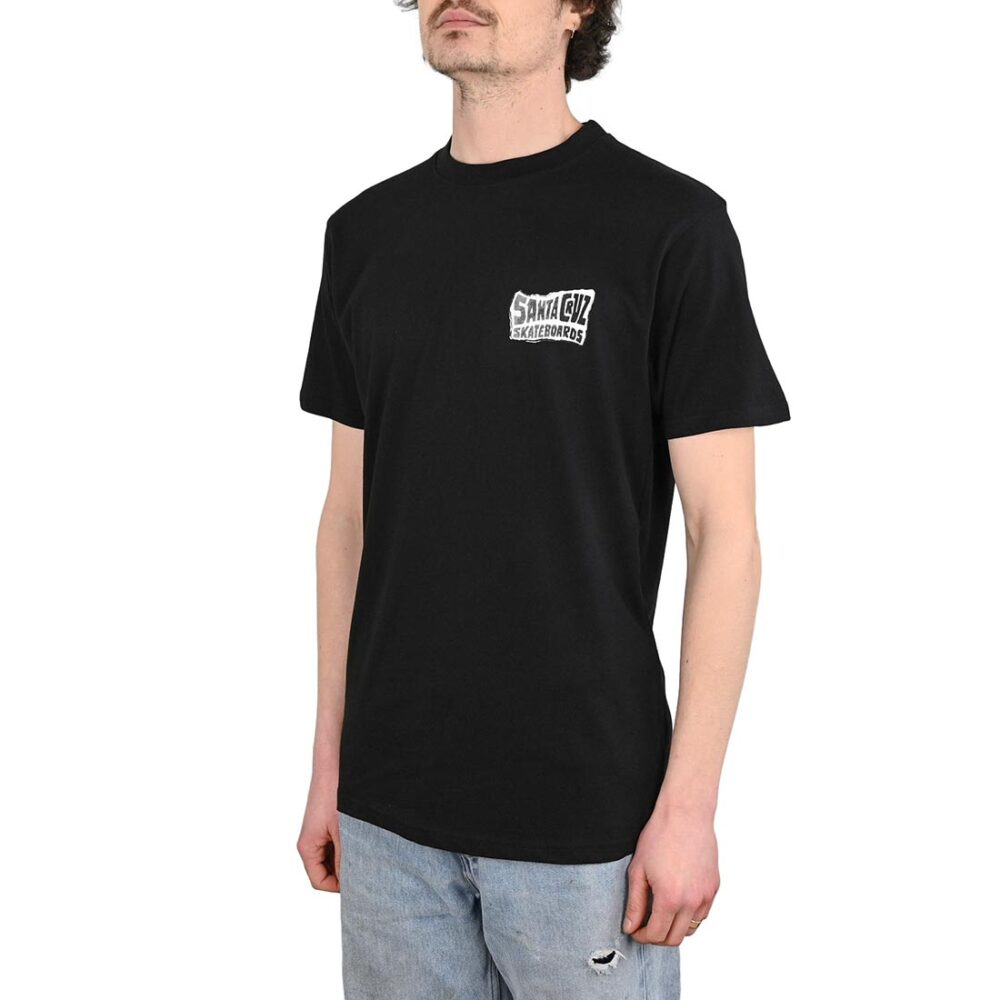 Santa Cruz Collage Hand S/S T-Shirt - Black