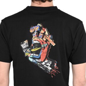 Santa Cruz Collage Hand S/S T-Shirt - Black