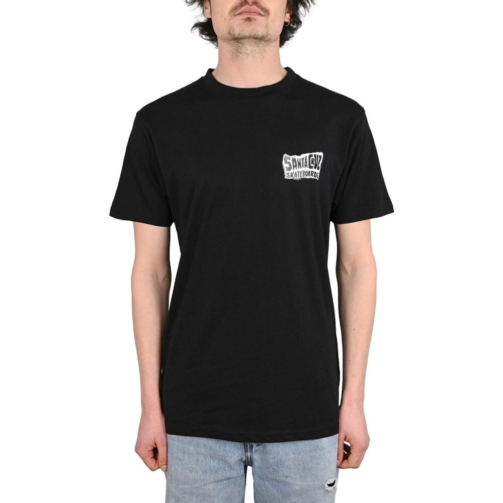 Santa Cruz Collage Hand S/S T-Shirt - Black