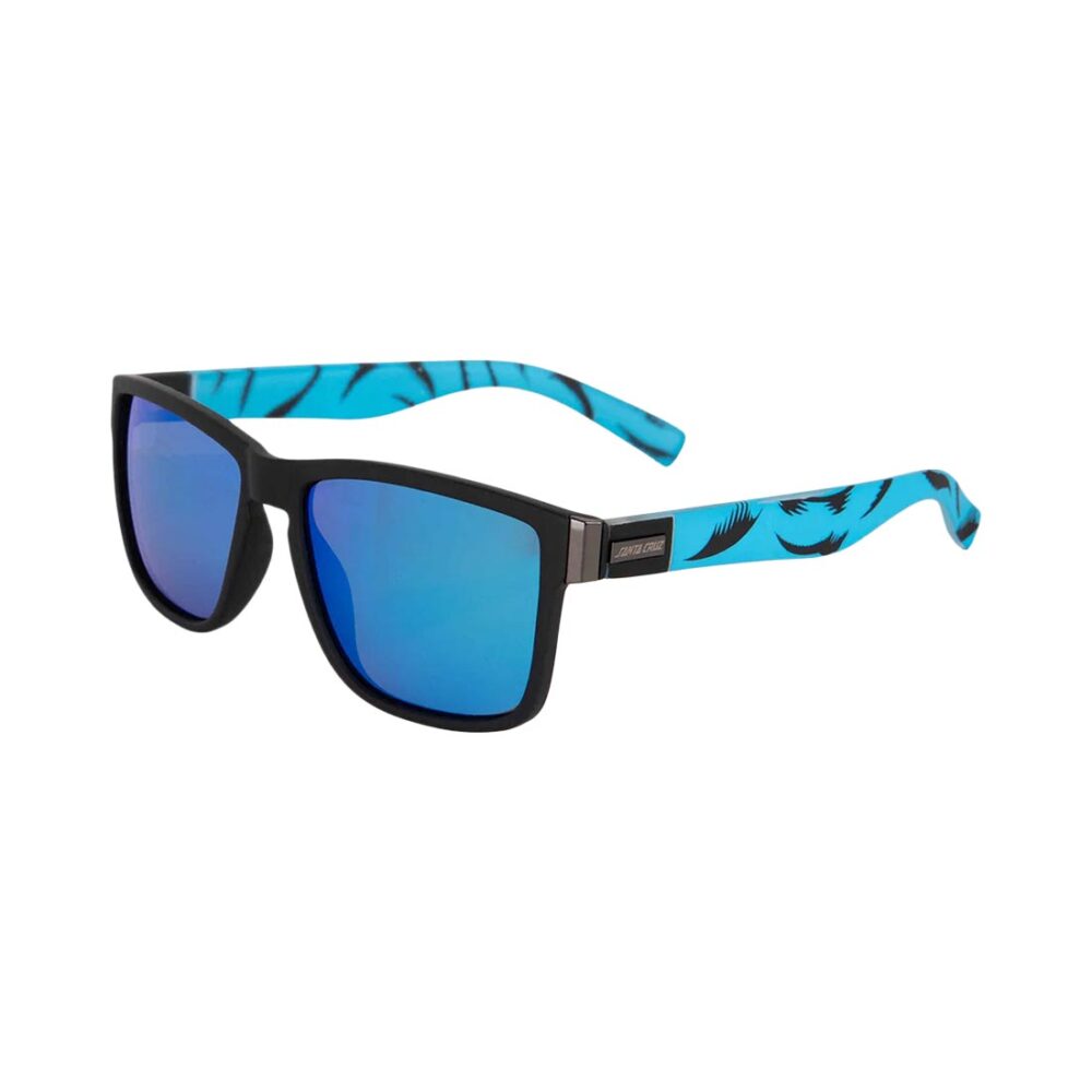 Santa Cruz Lucien Sunglasses - Black/Screaming Blue
