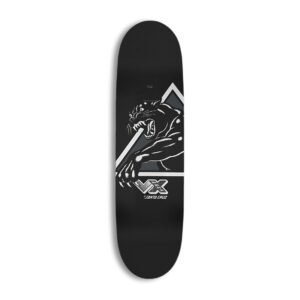 Santa Cruz Natas Shattered Panther VX 9" Skateboard Deck - Black
