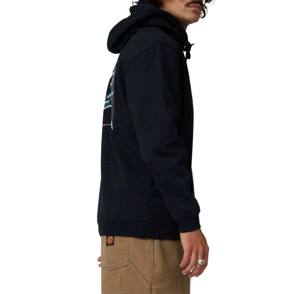 Santa Cruz Natas Sketch Panther Pullover Hoodie - Black
