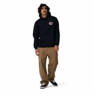 Santa Cruz Natas Sketch Panther Pullover Hoodie - Black