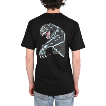Santa Cruz Natas Sketch Panther S/S T-Shirt - Black