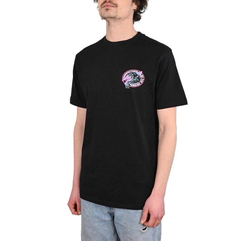 Santa Cruz Natas Sketch Panther S/S T-Shirt - Black