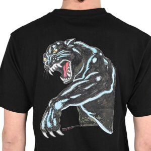 Santa Cruz Natas Sketch Panther S/S T-Shirt - Black