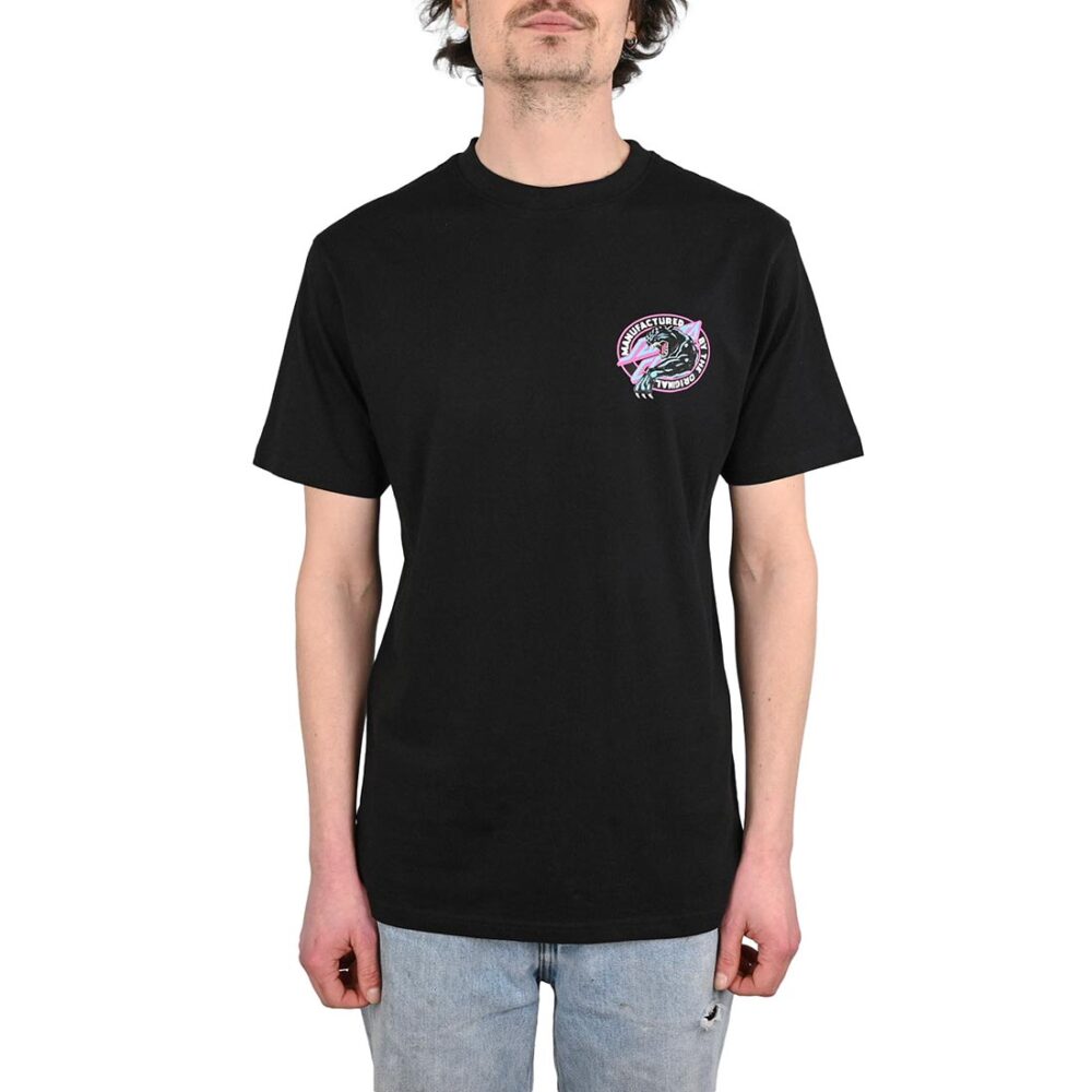 Santa Cruz Natas Sketch Panther S/S T-Shirt - Black