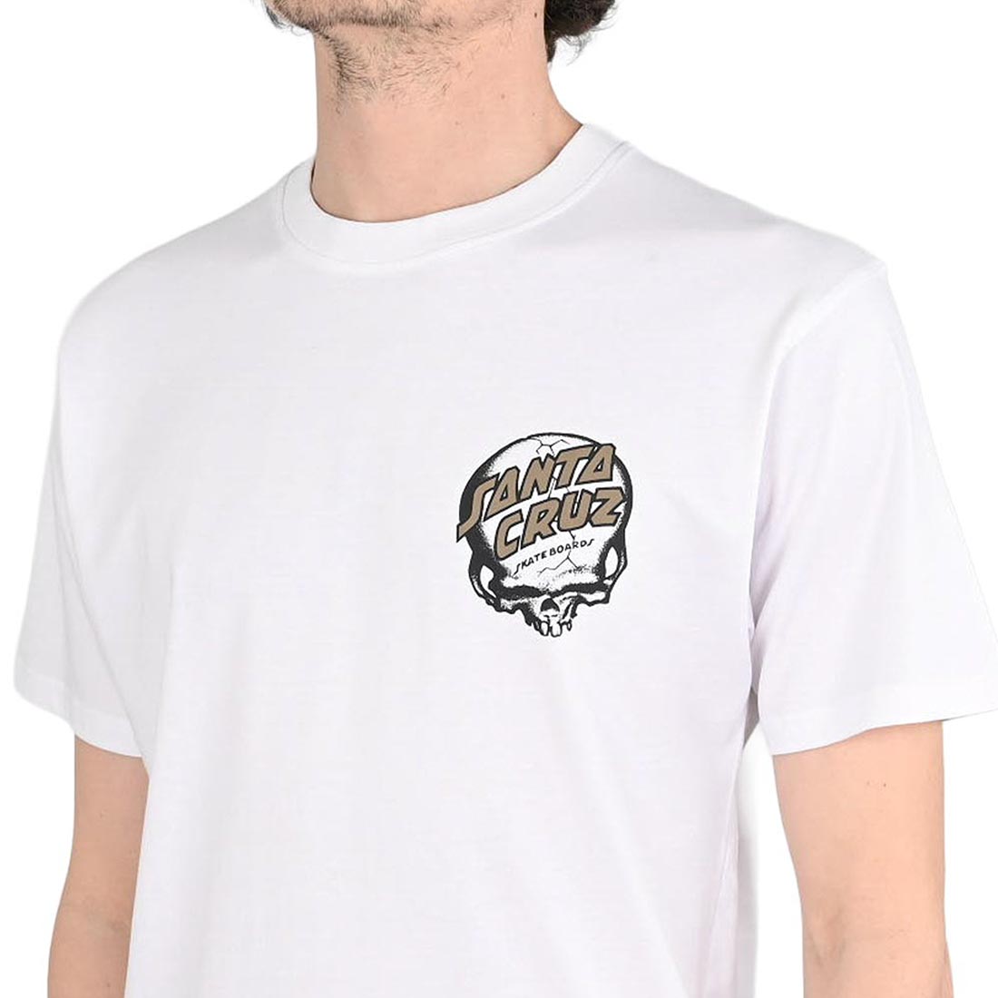 Santa Cruz O'Brien Reaper S/S T-Shirt - White - Supereight